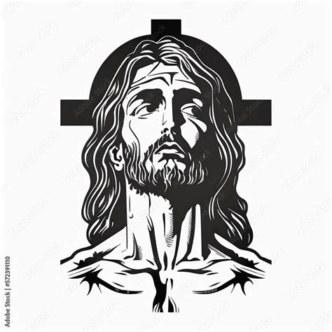 jesus with crown tattoo|jesus tattoo designs drawings.